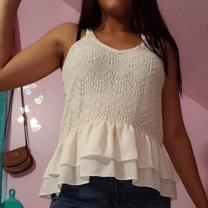 ♡♡USED♡♡ Cute Peplum Blouse